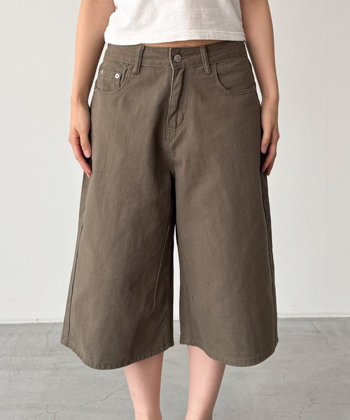 CANAL JEAN(キャナルジーン)の「diggity ツイルバミューダパンツ(その他パンツ・レディース・カーキ/ブラック・SMALL/MEDIUM)」の15枚目の写真