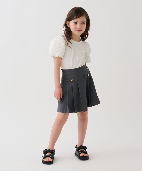 フラップつきプリーツスカート（スカート）｜kate spade new york kids