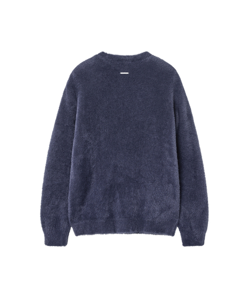 MISEKISEOUL MEN(ミセキソウルメンズ)の「Hairy crewneck knit NAVY(ニット/セーター・メンズ・その他・1/2/3)」の3枚目の写真