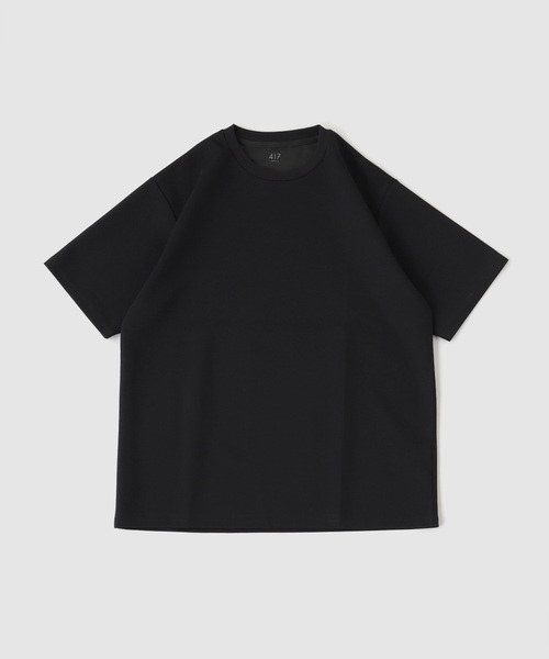 417 EDIFICE(フォーワンセブンエディフィス)の「utility everyday Tシャツ LIGHT ”接触冷感&アンチピリング” | 追加(Tシャツ/カットソー・メンズ・ホワイト/ブラック/チャコールグレー/ライトグレー・SMALL/MEDIUM/LARGE/X-LARGE)」の1枚目の写真