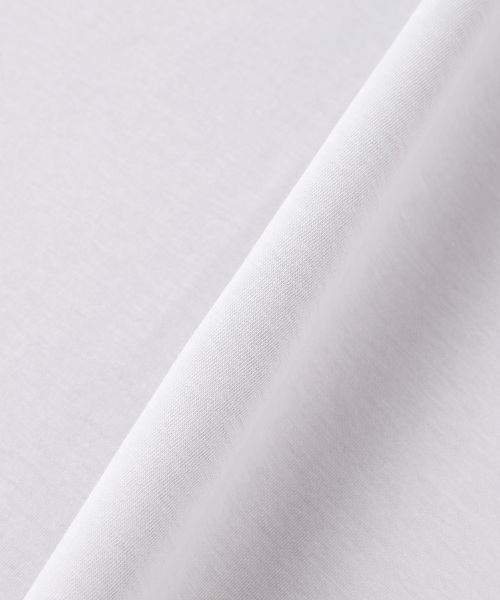 417 EDIFICE(フォーワンセブンエディフィス)の「utility everyday Tシャツ LIGHT ”接触冷感&アンチピリング” | 追加(Tシャツ/カットソー・メンズ・ホワイト/ブラック/チャコールグレー/ライトグレー・SMALL/MEDIUM/LARGE/X-LARGE)」の8枚目の写真
