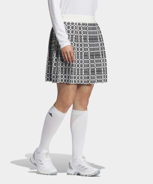 adidas(アディダス)の「トラディショナルパターン ニットスカート【adidas Golf/アディダスゴルフ】(スカート・レディース・ホワイト・XX-LARGE/LARGE/SMALL/X-LARGE/MEDIUM/X-SMALL)」の5枚目の写真