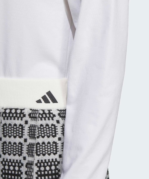 adidas(アディダス)の「トラディショナルパターン ニットスカート【adidas Golf/アディダスゴルフ】(スカート・レディース・ホワイト・XX-LARGE/LARGE/SMALL/X-LARGE/MEDIUM/X-SMALL)」の3枚目の写真