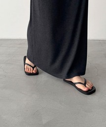 CANAL JEAN | El mar スリムスクエアビーサン(サンダル)