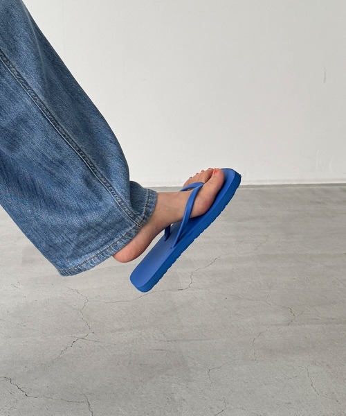 CANAL JEAN(キャナルジーン)の「El mar スリムスクエアビーサン(サンダル・レディース・ブルー/ブラウン/ブラック・MEDIUM/LARGE/SMALL)」の9枚目の写真
