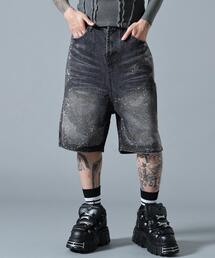 MAVYTH/メヴィス/VOLTAGE GLITTER DENIM SHORTS