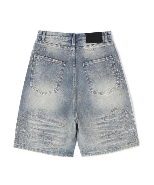 L.H.P(エルエイチピー)の「MAVYTH/メヴィス/VOLTAGE GLITTER DENIM SHORTS(デニムパンツ・レディース・その他4/ブラック・M/L)」の13枚目の写真