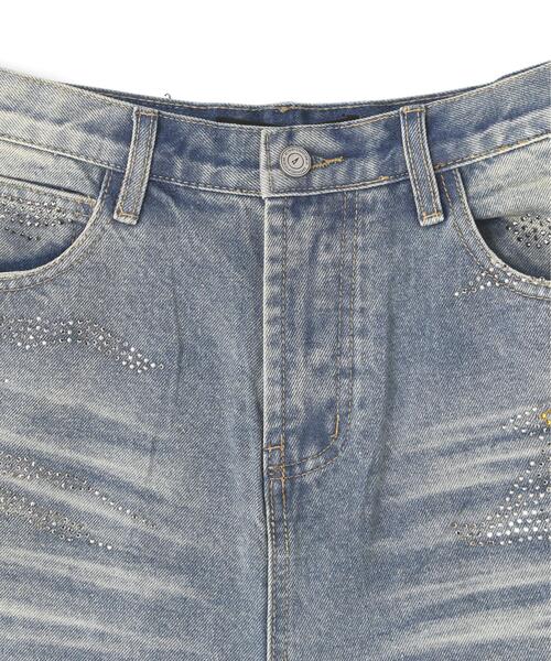 L.H.P(エルエイチピー)の「MAVYTH/メヴィス/VOLTAGE GLITTER DENIM SHORTS(デニムパンツ・レディース・その他4/ブラック・M/L)」の14枚目の写真