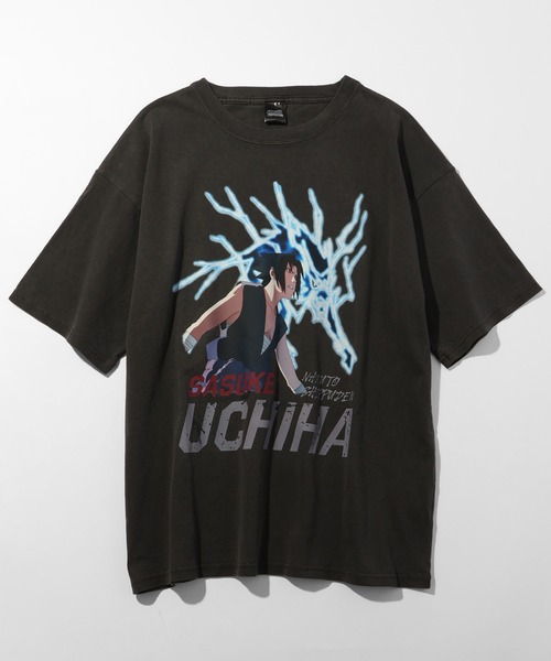 CORPUS SELECT(コーパストーキョー)の「【NARUTO/ナルト】ヴィンテージピグメント加工アソートデザイン 半袖Tシャツ(Tシャツ/カットソー・メンズ・ブラック系1/ブラック系2/ブラック系3/ブラック系4・M/L/XL)」の2枚目の写真