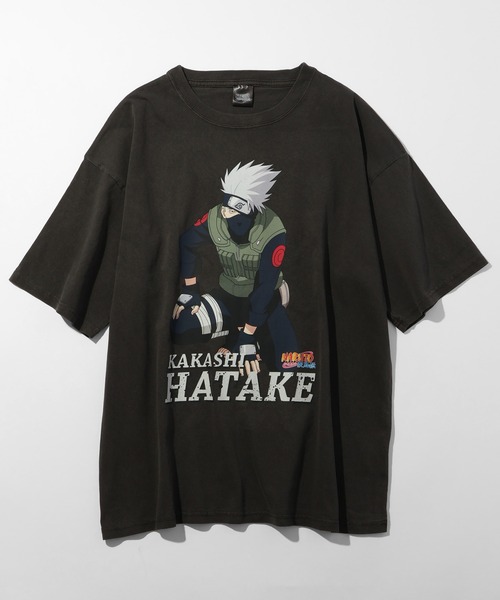 CORPUS SELECT(コーパストーキョー)の「【NARUTO/ナルト】ヴィンテージピグメント加工アソートデザイン 半袖Tシャツ(Tシャツ/カットソー・メンズ・ブラック系1/ブラック系2/ブラック系3/ブラック系4・M/L/XL)」の4枚目の写真