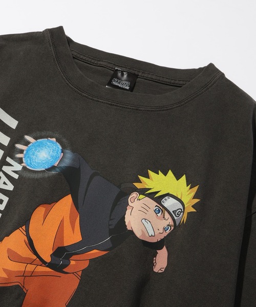 CORPUS SELECT(コーパストーキョー)の「【NARUTO/ナルト】ヴィンテージピグメント加工アソートデザイン 半袖Tシャツ(Tシャツ/カットソー・メンズ・ブラック系1/ブラック系2/ブラック系3/ブラック系4・M/L/XL)」の10枚目の写真