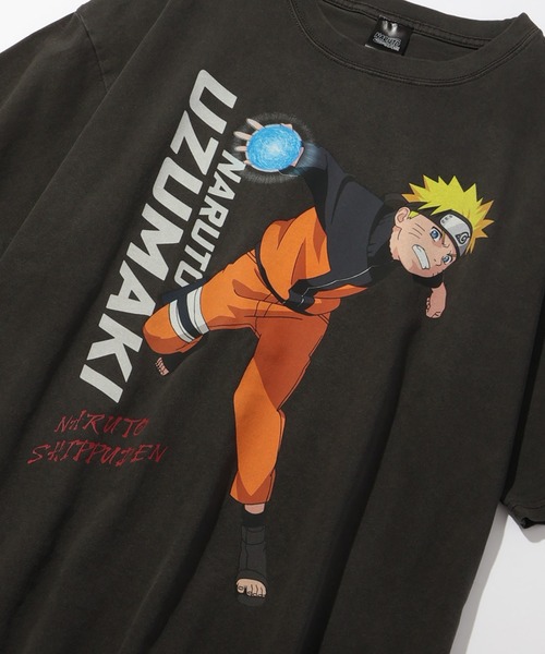 CORPUS SELECT(コーパストーキョー)の「【NARUTO/ナルト】ヴィンテージピグメント加工アソートデザイン 半袖Tシャツ(Tシャツ/カットソー・メンズ・ブラック系1/ブラック系2/ブラック系3/ブラック系4・M/L/XL)」の6枚目の写真