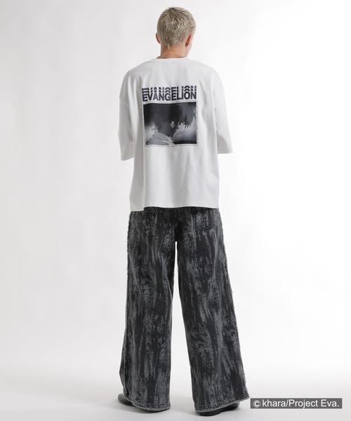 HARE（ハレ）の「【新世紀エヴァンゲリオン×HARE】シーンプリントカット(HARE)（Tシャツ/カットソー・メンズ・ブラック×ブルー/ブラック×パープル/ブラック×レッド/ホワイト×ブルー/ホワイト×レッド/ホワイト×パープル・FREE）」の21枚目の写真