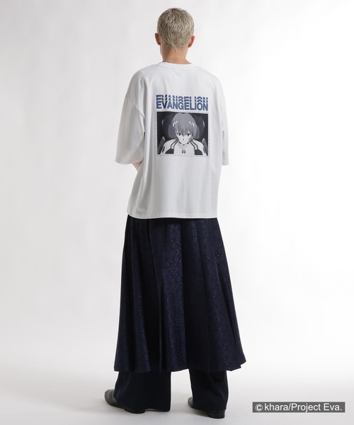 HARE（ハレ）の「【新世紀エヴァンゲリオン×HARE】シーンプリントカット(HARE)（Tシャツ/カットソー・メンズ・ブラック×ブルー/ブラック×パープル/ブラック×レッド/ホワイト×ブルー/ホワイト×レッド/ホワイト×パープル・FREE）」の8枚目の写真