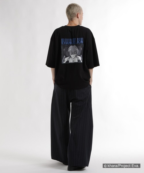 HARE（ハレ）の「【新世紀エヴァンゲリオン×HARE】シーンプリントカット(HARE)（Tシャツ/カットソー・メンズ・ブラック×ブルー/ブラック×パープル/ブラック×レッド/ホワイト×ブルー/ホワイト×レッド/ホワイト×パープル・FREE）」の11枚目の写真