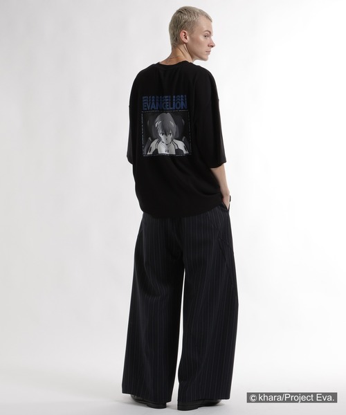 HARE（ハレ）の「【新世紀エヴァンゲリオン×HARE】シーンプリントカット(HARE)（Tシャツ/カットソー・メンズ・ブラック×ブルー/ブラック×パープル/ブラック×レッド/ホワイト×ブルー/ホワイト×レッド/ホワイト×パープル・FREE）」の12枚目の写真