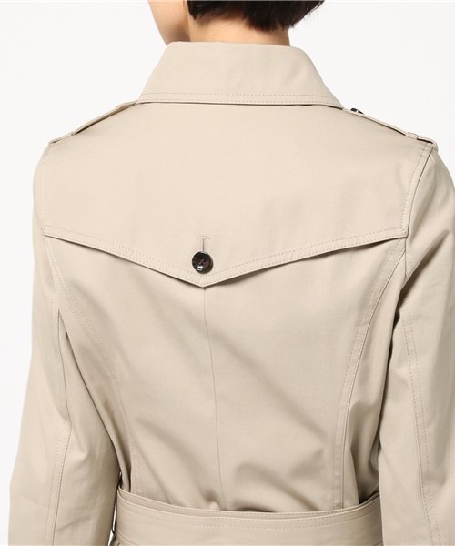 NATURAL BEAUTY BASIC（ナチュラルビューティーベーシック）の「ベーシックトレンチコート（トレンチコート・レディース・ベージュ/ネイビー/カーキ・SMALL/LARGE/MEDIUM）」の8枚目の写真