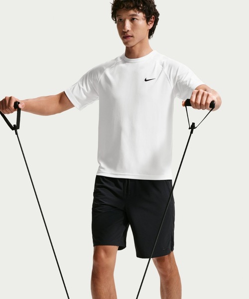 NIKE（ナイキ）の「ナイキ NIKE ナイキ DF UV FLEX S/S トップ（Tシャツ/カットソー・メンズ・ホワイト/ブラック×ホワイト・S/M/L/LL/3L）」の4枚目の写真