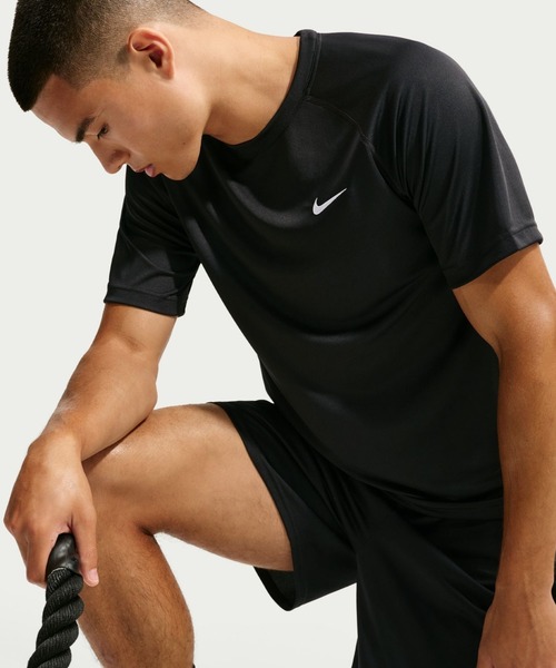 NIKE（ナイキ）の「ナイキ NIKE ナイキ DF UV FLEX S/S トップ（Tシャツ/カットソー・メンズ・ホワイト/ブラック×ホワイト・S/M/L/LL/3L）」の9枚目の写真