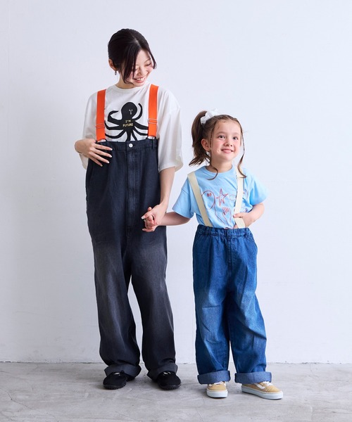 MARKEY'S(マーキーズ)の「プリントワイド長袖Tシャツ/おとな(Tシャツ/カットソー・レディース・ホワイト/杢グレー/ライトブルー・160)」の8枚目の写真
