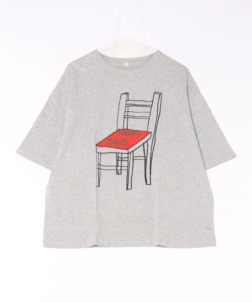 MARKEY'S(マーキーズ)の「プリントワイド長袖Tシャツ/おとな(Tシャツ/カットソー・レディース・ホワイト/杢グレー/ライトブルー・160)」の18枚目の写真