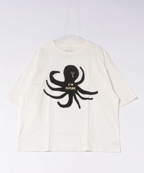 MARKEY'S(マーキーズ)の「プリントワイド長袖Tシャツ/おとな(Tシャツ/カットソー・レディース・ホワイト/杢グレー/ライトブルー・160)」の17枚目の写真