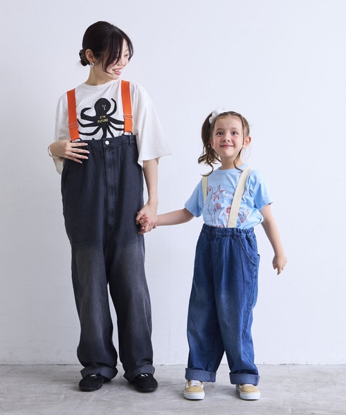 MARKEY'S(マーキーズ)の「プリントワイド長袖Tシャツ/おとな(Tシャツ/カットソー・レディース・ホワイト/杢グレー/ライトブルー・160)」の6枚目の写真