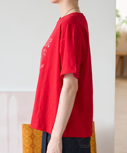 FREAK'S STORE(フリークスストア)の「Coastal Drive ロゴTシャツ(Tシャツ/カットソー・レディース・オフホワイト/ブラウン/レッド・フリ-)」の20枚目の写真
