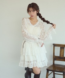 lace plum Tunic / レースペプラムチュニック