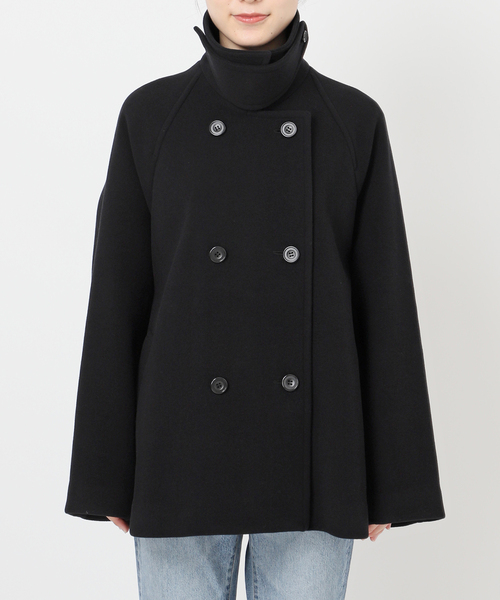Spick & Span（スピックアンドスパン）の「《WEB限定カラー有り / 追加》S160スタンドカラーショートコート（その他アウター・レディース・ベージュ/ブラウン/ブラック/モカ・38/34/36）」の22枚目の写真