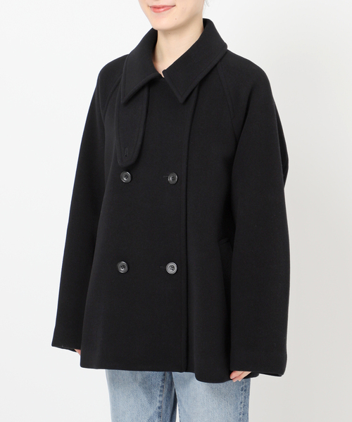 Spick & Span（スピックアンドスパン）の「《WEB限定カラー有り / 追加》S160スタンドカラーショートコート（その他アウター・レディース・ベージュ/ブラウン/ブラック/モカ・38/34/36）」の5枚目の写真