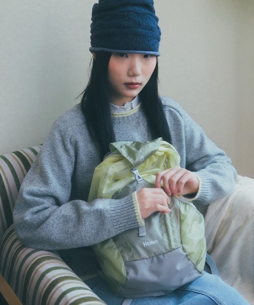 HEISAN(ハイサン)の「◇HEISAN◇ブランド直輸入正規品/折りたためる/パッカブル/エッグシュートバッグ Egg Suit Bag Black(バックパック/リュック・レディース・ブラック/グレイッシュベージュ・FREE)」の18枚目の写真