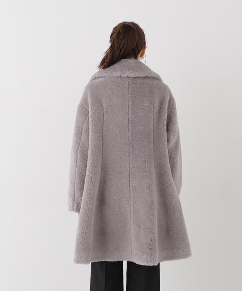 PROPORTION BODY DRESSING(プロポーションボディドレッシング)の「ボアミドルコート / 1216252002(その他アウター・レディース・グレー/ホワイト系その他/ピンク・SMALL/P/S/MEDIUM)」の19枚目の写真