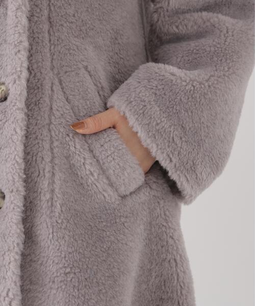 PROPORTION BODY DRESSING(プロポーションボディドレッシング)の「ボアミドルコート / 1216252002(その他アウター・レディース・グレー/ホワイト系その他/ピンク・SMALL/P/S/MEDIUM)」の22枚目の写真