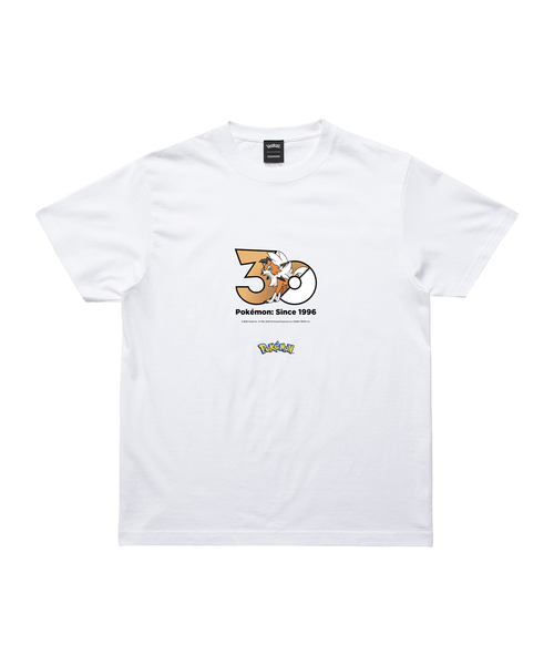 ZOZOSPOT(ゾゾスポット)の「Pokemon 30th Anniversary 1025 T-shirt 「ルガルガン(たそがれのすがた)」(Tシャツ/カットソー・レディース・ホワイト・SMALL/MEDIUM/LARGE/X-LARGE/XX-LARGE/XXX-LARGE/100cm/110cm/120cm/130cm/140cm/150cm/160cm)」の1枚目の写真