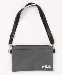 FILA | 【FILA/フィラ】【シンプルなデザインでデイリー使いしやすい】横型ショルダーバッグ 薄型 ブランドロゴ シンプル ユニセックス(ショルダーバッグ)
