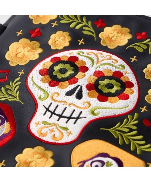 Disney(ディズニー)の「刺繍ショルダーバッグ「リメンバー・ミー」(ショルダーバッグ・レディース・ブラック・-)」の10枚目の写真