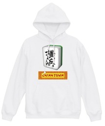 NIPOP（ニポップ） プルパーカー レディース スウェット 麻雀稗 イラスト ロゴ プリント プルオーバーパーカー フーディー スエット トップス インバウンド お土産 ユニセックス