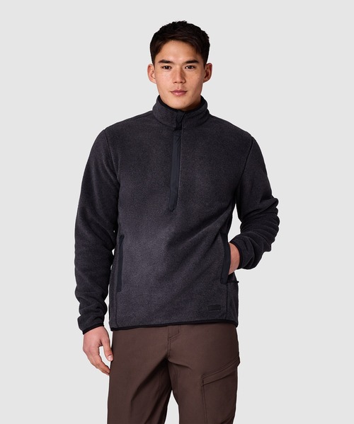 OUTDOOR RESEARCH(アウトドアリサーチ)の「OUTDOOR RESEARCH/アウトドアリサーチ デミング フリースプルオーバー(その他トップス・メンズ・ブラック/ダークグリーン・LARGE/MEDIUM)」の3枚目の写真