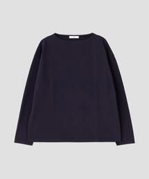 Ｙ / ORGANIC COTTON JERSEY BOAT NECK PULL OVER