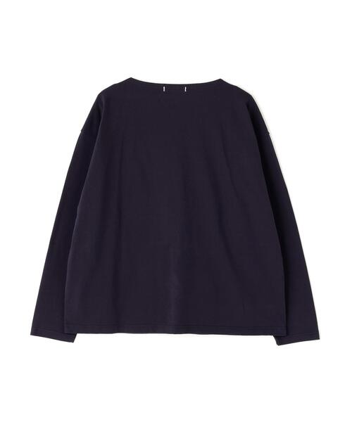 Y(ワイ)の「Y / ORGANIC COTTON JERSEY BOAT NECK PULL OVER(Tシャツ/カットソー・メンズ・ネイビー・LARGE)」の9枚目の写真