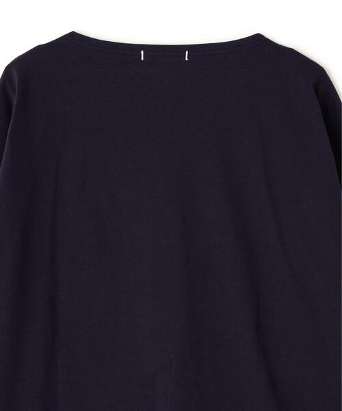 Y(ワイ)の「Y / ORGANIC COTTON JERSEY BOAT NECK PULL OVER(Tシャツ/カットソー・メンズ・ネイビー・LARGE)」の11枚目の写真