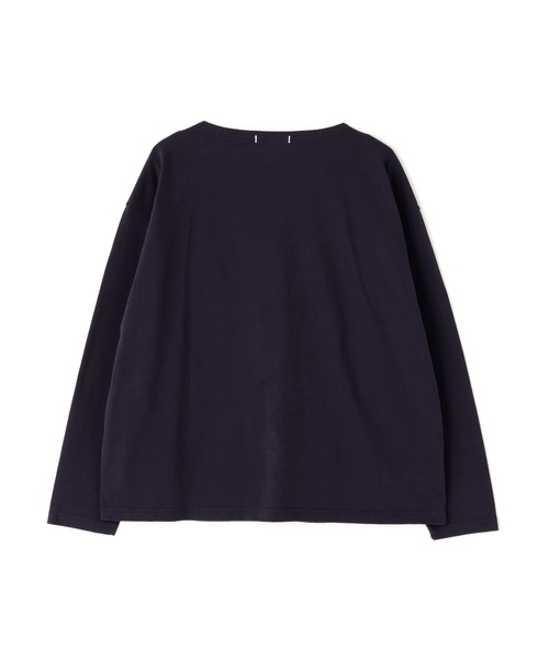 Y(ワイ)の「Y / ORGANIC COTTON JERSEY BOAT NECK PULL OVER(Tシャツ/カットソー・メンズ・ネイビー・LARGE)」の2枚目の写真