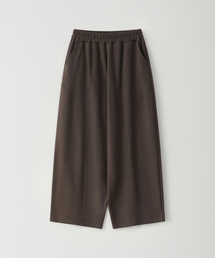 カーブドバレルスウェットパンツ BROWN