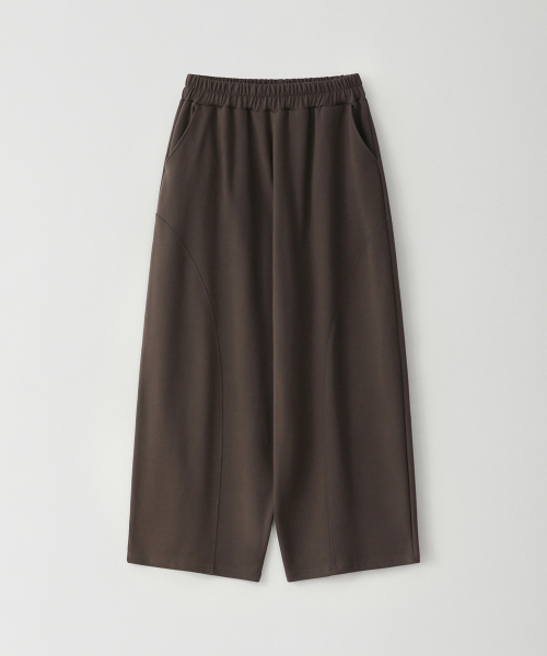 PUFF PUFF DEPT(パフパフ・デプト)の「カーブドバレルスウェットパンツ BROWN(スウェットパンツ・レディース・その他・MEDIUM/LARGE/X-LARGE)」の1枚目の写真