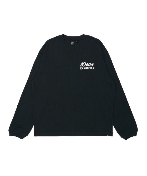 DEUS EX MACHINA(デウスエクスマキナ)の「HARAJUKU SIGN LS TEE オーバーサイズフィット ロングスリーブTシャツ リサイクルコットン製(Tシャツ/カットソー・メンズ・ブラック/ブラウン・S/M/L)」の1枚目の写真