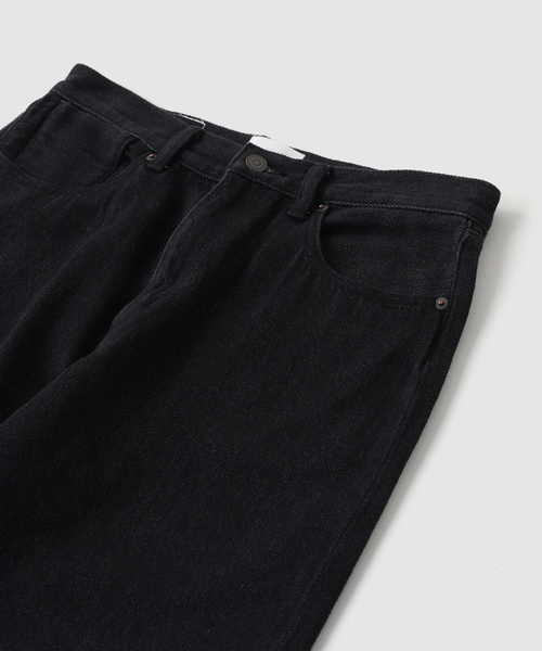 ETAT(エタ)の「ETAT / エタ TYPE 001 OXFORD JEANS BLACK ON BOTH SIDES MARBLE WASH(デニムパンツ・メンズ・ブラック・46/44)」の2枚目の写真