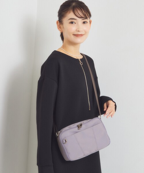 ITS'DEMO(イッツデモ)の「【撥水】収納アドバイザー監修ショルダーバッグ(ショルダーバッグ・レディース・ダークグレー/パープル/ブラック・00)」の8枚目の写真