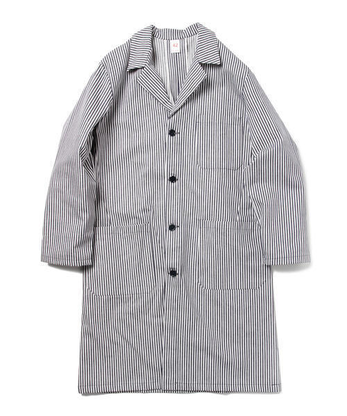 BEAMS LIGHTS Men's(ビームスライツ メンズ)の「Nostalgic garage / イタリーデニムヒッコリーコート(チェスターコート・メンズ・その他1・44/42/40)」の2枚目の写真
