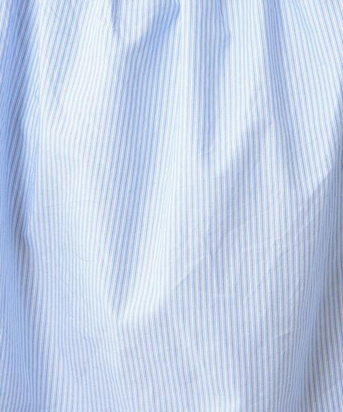 Another Edition(アナザーエディション)の「ストライプオフショルダーブラウス/ AEMBC C ST OFF/S BLUS◆(シャツ/ブラウス・レディース・ライトブルー・フリー)」の10枚目の写真